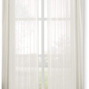 Curtainworks Soho Voile Sheer Pleated Curtain Panel